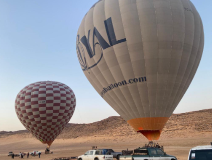 Desert Camps with Hot Air Ballooning