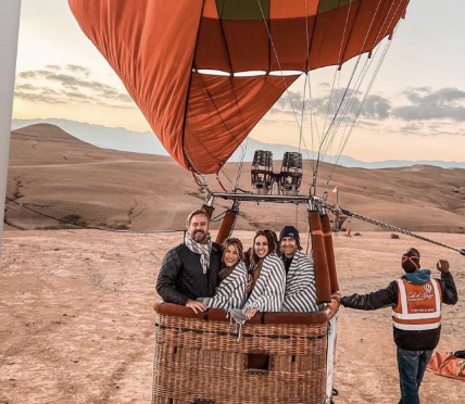 Desert Camps with Hot Air Ballooning